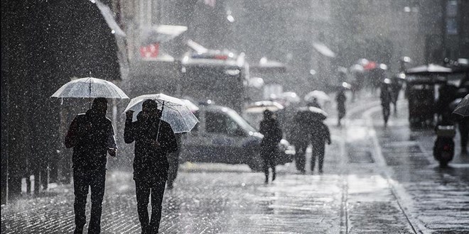 Meteorolojiden 'kuvvetli yağış' uyarısı