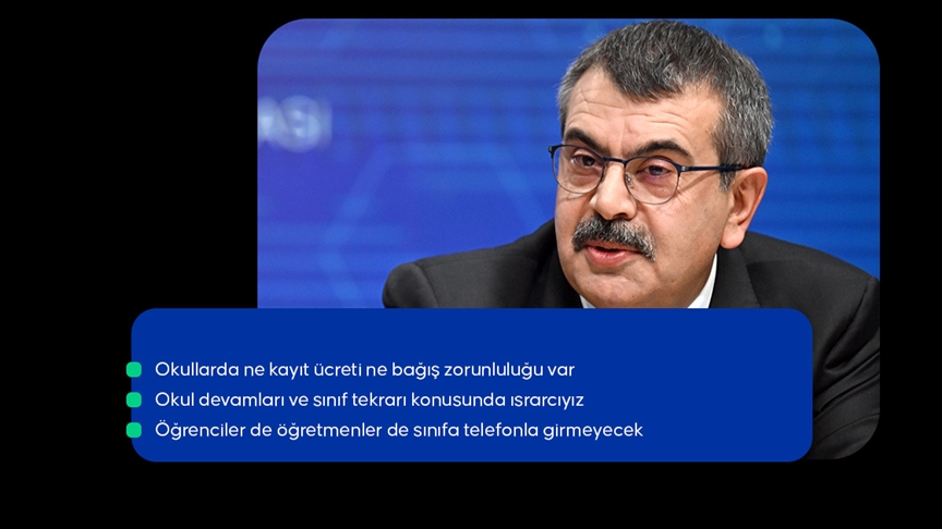 Bakan Tekin'den 'Öğretmenlik Meslek Kanunu' açıklaması